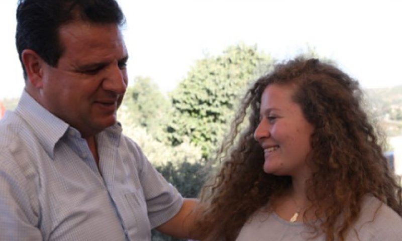 עודה ותמימי [צילום: מתוך הטוויטר של עודה]