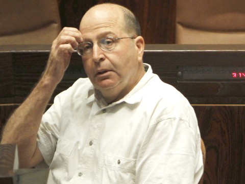 משה יעלון. הפוסל - במומו פוסל [צילום: פלאש 90]