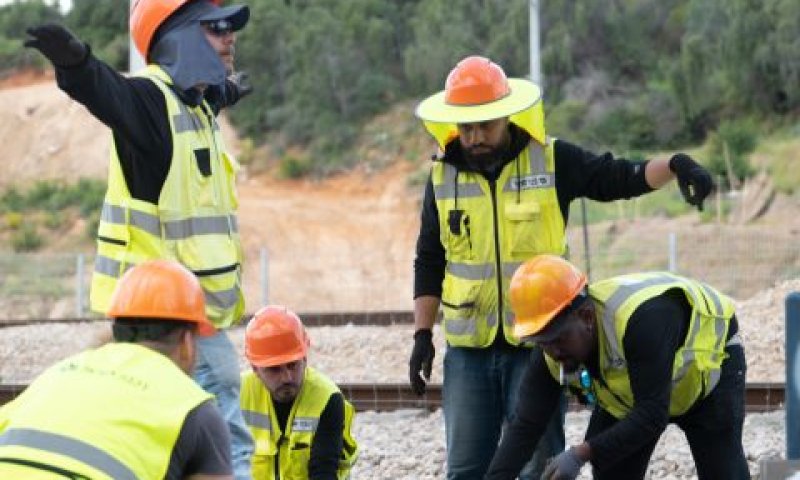 עבודות התשתית [צילום: רכבת ישראל]