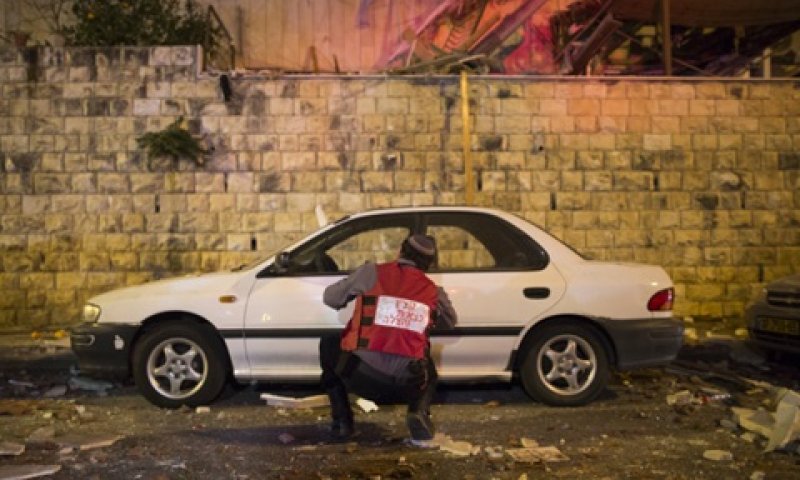 נזק מפיצוץ בלון גז [צילום ארכיון: פלאש 90]
