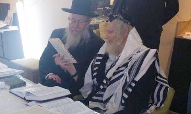 השר ליצמן אצל ברלנד [צילום: לשכת שר הבריאות]