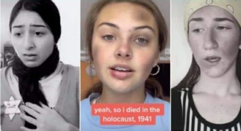 האתגר HolocaustChallenge# צובר תאוצה ברשת החברתית. מיליוני צעירים מעמידים פני קורבנות שואה, מתאפרים ומתלבשים בהתאם ובחלק מהמקרים אף מביעים מחוות מיניות בעודם מחופשים לקורבנות השואה. מוטיב חוזר בחלק מהסרטונים הוא צילום כביכול מגן-עדן לאחר הירצחות היהודים בשואה