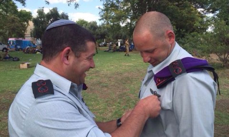 פינקלמו ווינטר. מח"ט יוצא, מח"ט נכנס [צילום: דו"צ]