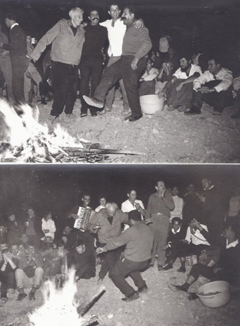 חבורת האש מהחתונה של יוסי ופנינה פלדמן במעין עין [צילום: באדיבות המשפחה]