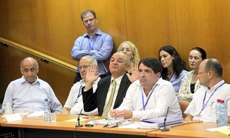 ישיבת ועדת הכלכלה שדנה בנושא תמלוגי הגז והנפט [צילום: פלאש 90]