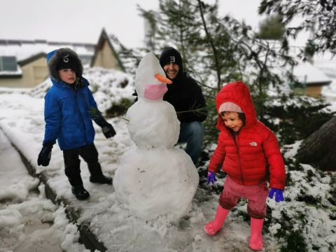 שלג בהרי בנימין [צילום: דוברות המועצה האזורית בנימי]