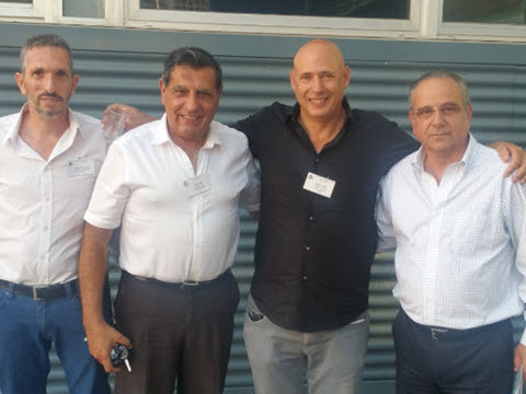 שרגא ברוש, הנרי צימרמן, טובי בכר, ליאור אפלבאום [צילום: יח"צ]