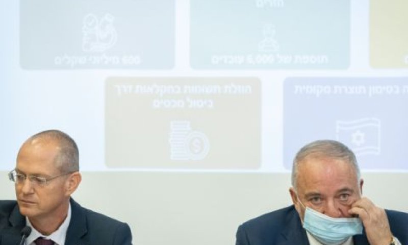 ליברמן ופורר [צילום: יונתן זינדל/פלאש 90]