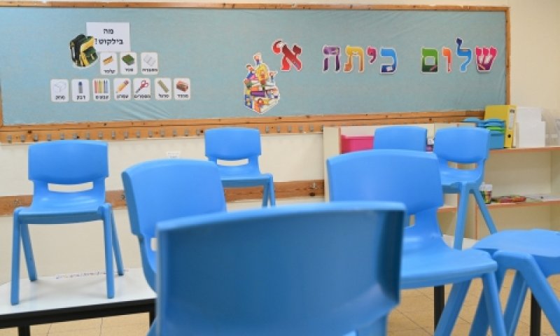 בדיקות מהירות בבתי הספר [צילום: מיכאל גלעדי, פלאש 90]