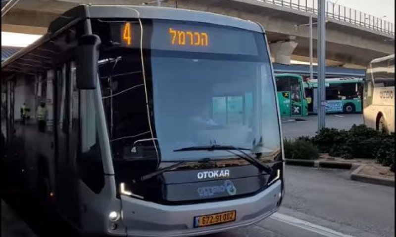 קו המנהרות. פעל גם בשבת [צילום: יח"צ]