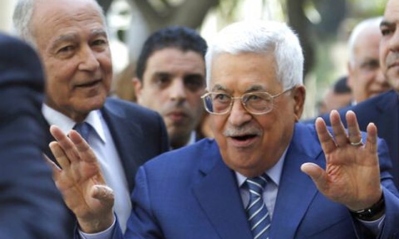 אבו מאזן היום בקהיר [צילום: עמר נביל, AP]