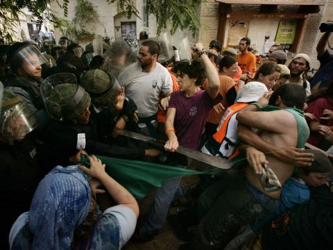 הפינוי בחברון [AP]