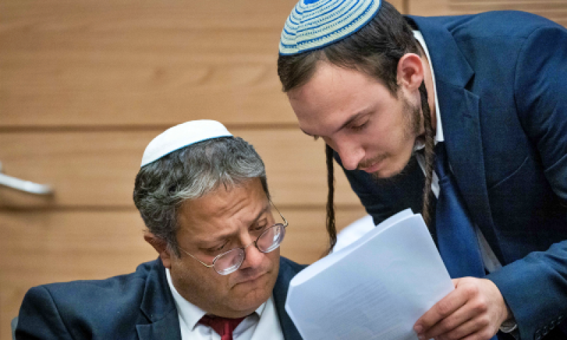 בן גביר בוועדה. [צילום: יונתן זינדל, פלאש 90]