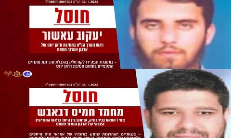 המחבלים שחוסלו