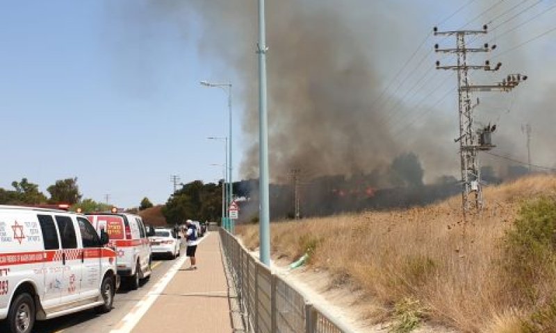זירת הנפילה בצפון הארץ [צילום: ערן לפל דוברות מד"א]