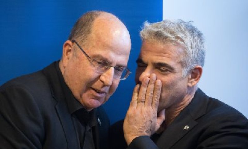 לפיד ויעלון. "מלכודת של נתניהו" [צילום: הדס פרוש/פלאש 90]