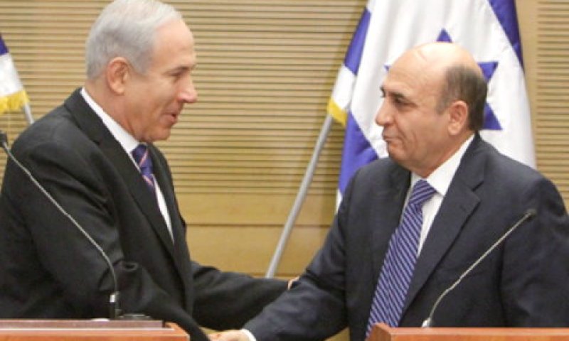 נתניהו ומופז יוצאים לדרך [צילום: פלאש 90]