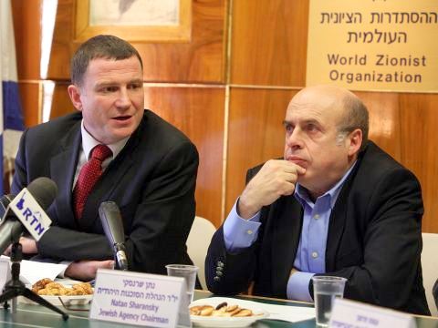 שרנסקי והשר יולי אדלשטיין [ששון תירם]