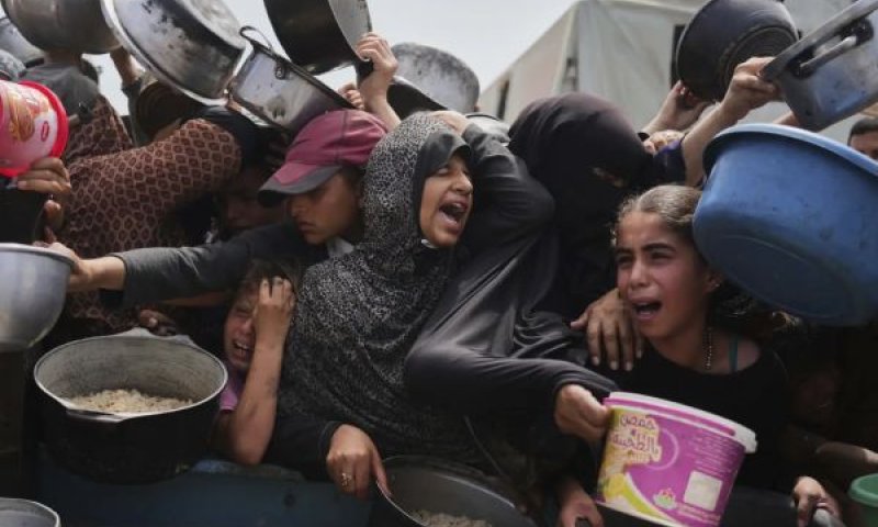 מחסור חמור במזון [צילום: AP/Abdel kareem Hana]