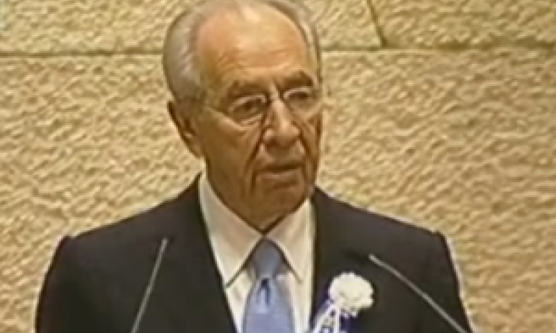 "ישראל הפכה את הבלתי אפשרי לאפשרי". הנשיא פרס בכנסת