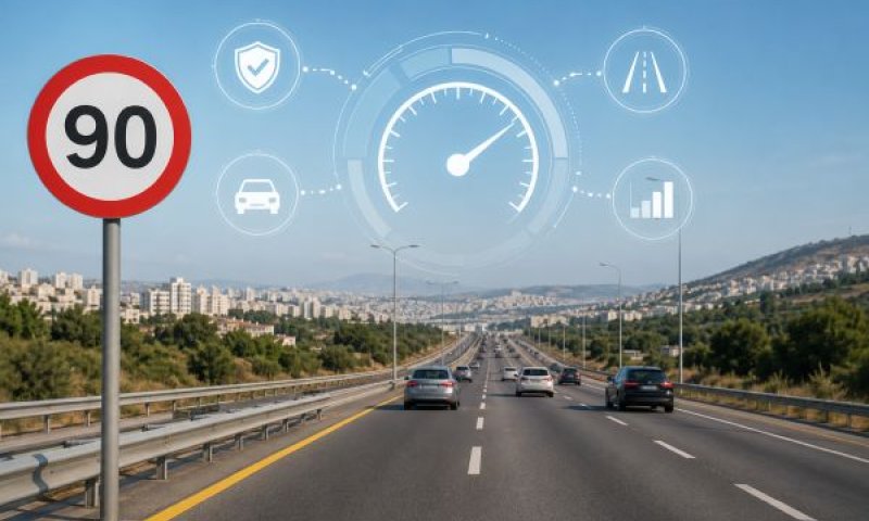 התאמת מהירויות בכבישים 1, 2, 90 ו-431 [עיבוד AI]