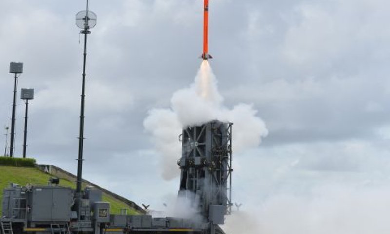מערכת MRSAM במהלך ניסוי בהודו [צילום: התעשייה האווירית]