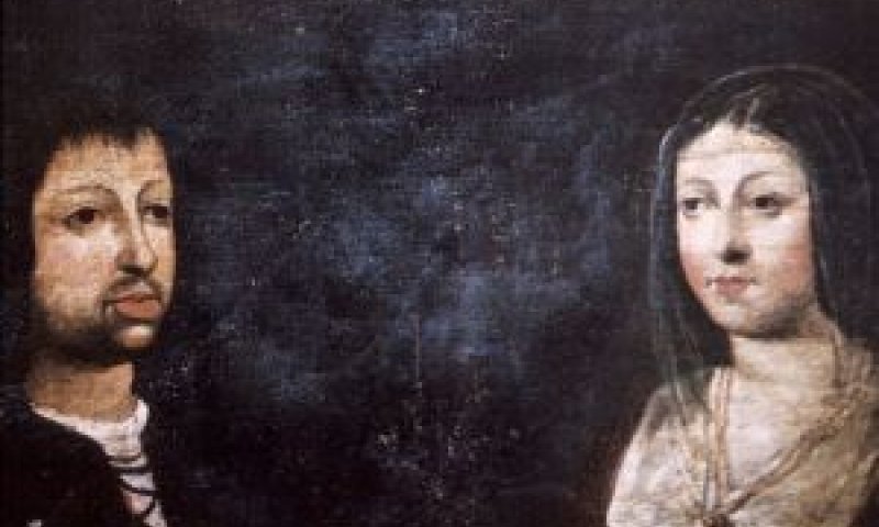 איזבלה מקסטיליה ופרדיננד מאראגון [ציור: Agustinas de Madrigal]