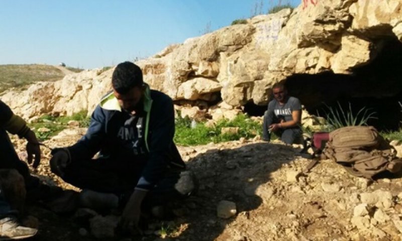 הרסו ממצאים מתקופת המקרא [צילום: היחידה למניעת שוד, רשות העתיקות]