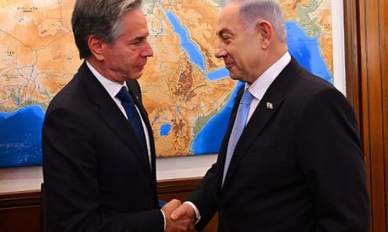 נתניהו, אמר לבלינקן שמחרתיים תצא המשלחת לקהיר [צילום: חיים צח/לע"מ]
