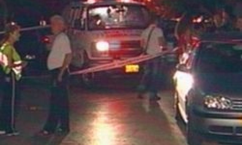 זירת הרצח של השופט אזר [צילום: ערוץ 10]