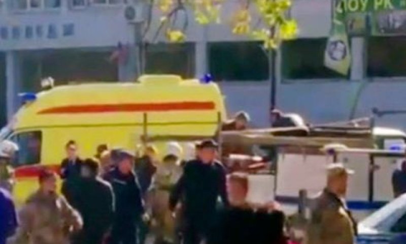 זירת האירוע בחצי האי קרים [צילום: חדשות קרץ'/AP]