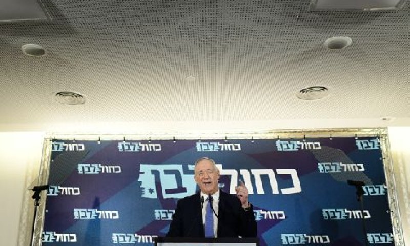 גנץ. מסרים אחידים [צילום: תומר נויברג/פלאש 90]