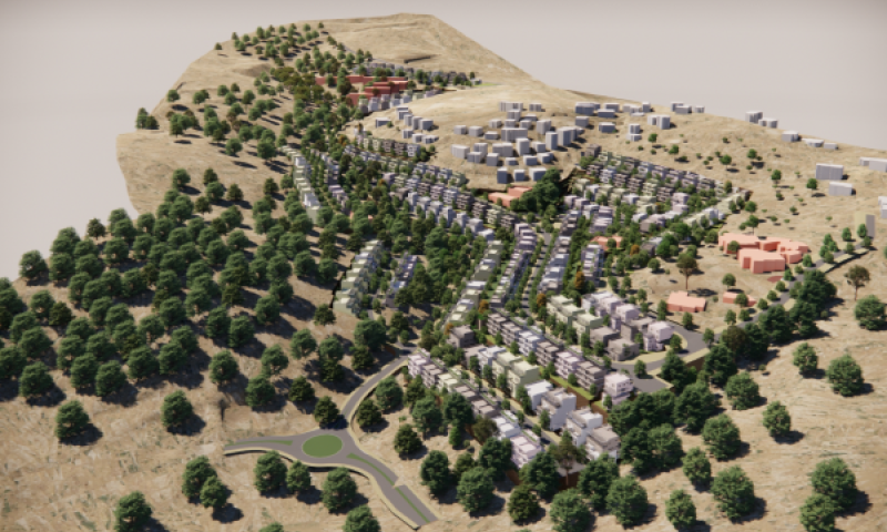 שכונת מגורים חדשה בישוב הדרוזי כסרא סמיע [צילום: משרד ענת פיק - אדריכלות ובינוי ערים בע"מ]