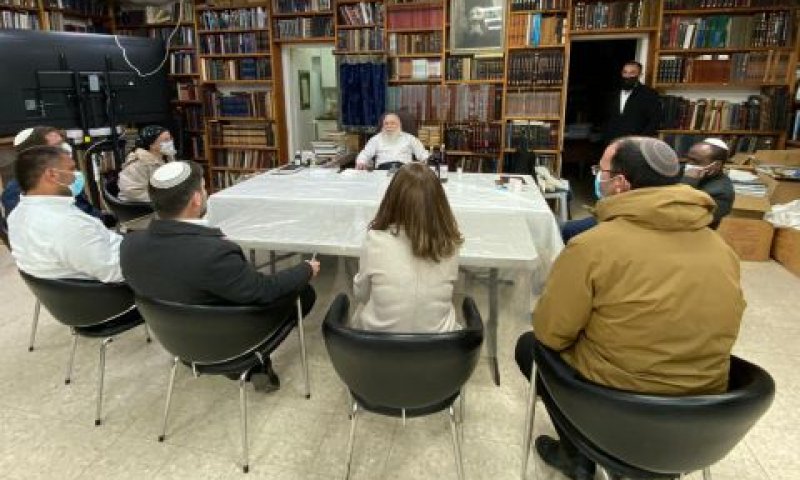 ישיבת סיעה של הציונות הדתית עם הרב חיים דרוקמן