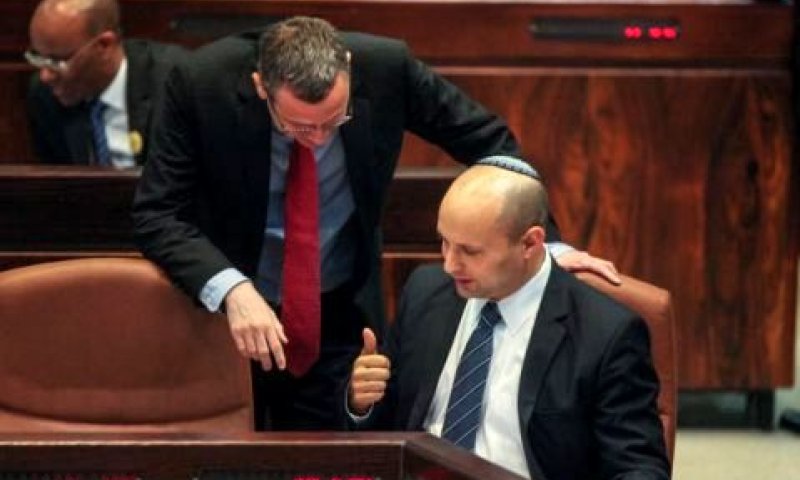 בנט, לוין וסולומון. אחדות בקואליציה [צילום: פלאש 90]
