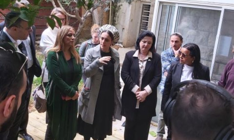 חברי הכנסת בבית המאזן בירושלים [צילום: דוברות הכנסת]