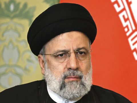 ראיסי. המסוק שבו טס התרסק [צילום: פבל בדנייקוב/AP]