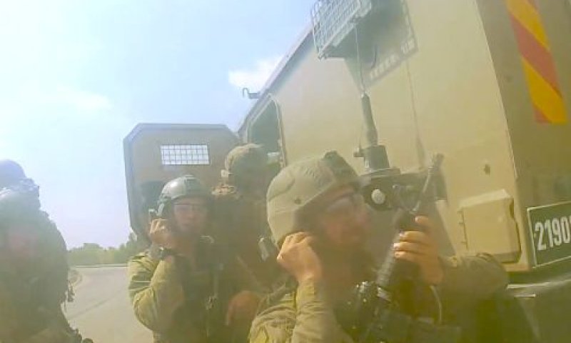 צילום מהקרב [צילום: דובר צה''ל]