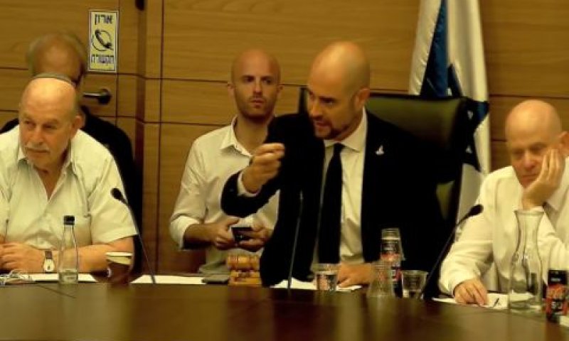 איל ינון, ח"כ אמיר אוחנה, ח"כ ניסן סלומינסקי [צילום: צילום מסך]