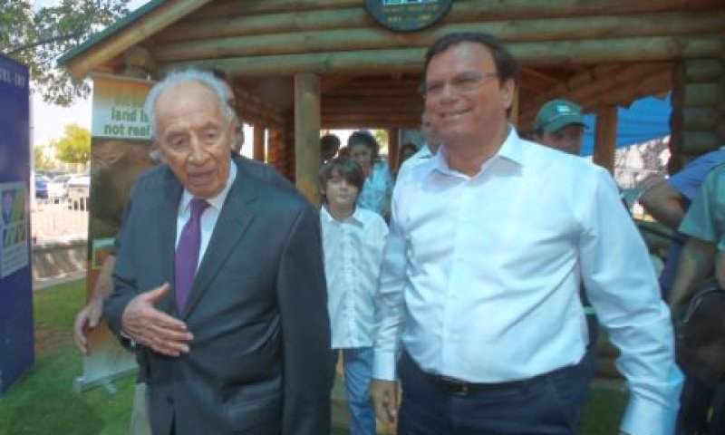 יור קק"ל והנשיא בכיתת מנהיגות ירוקה [צילום: יוסי זמיר]