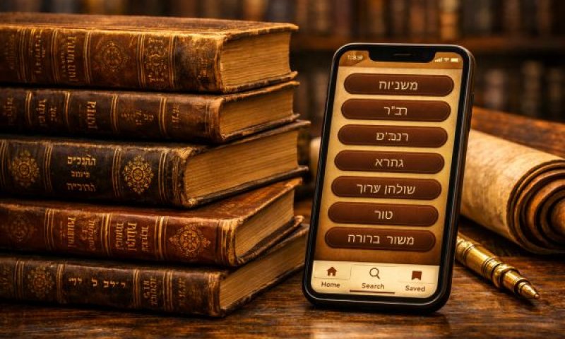 אוצר ספרי הקודש זמין מכל מקום בעולם