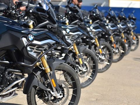 אופנועי משטרה יאכפו את האיסור [צילום: דוברות המשטרה]