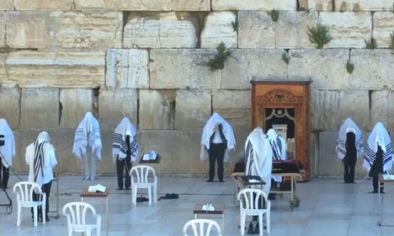 ברכת הכהנים בכותל [צילום: לשכת העיתונות הממשלתית]