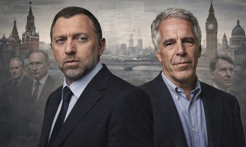 אולג דריפסקה, ג'פרי אפשטיין. קשרים ושתדלנות [עיבוד: AI]