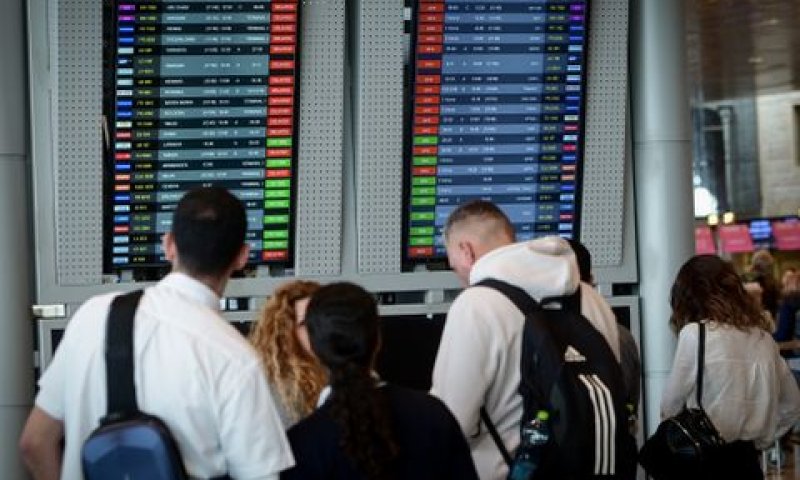 נתב"ג. פועל באופן רציף מתחילת הלחימה [צילום: אבשלום ששוני/פלאש 90]