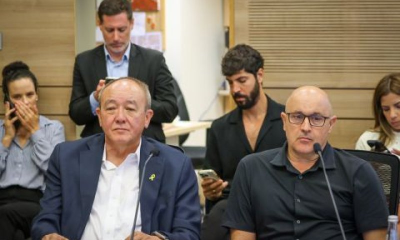 דויד סויסה, אליעזר מרום [צילום: נועם מושקוביץ/דוברות הכנסת]