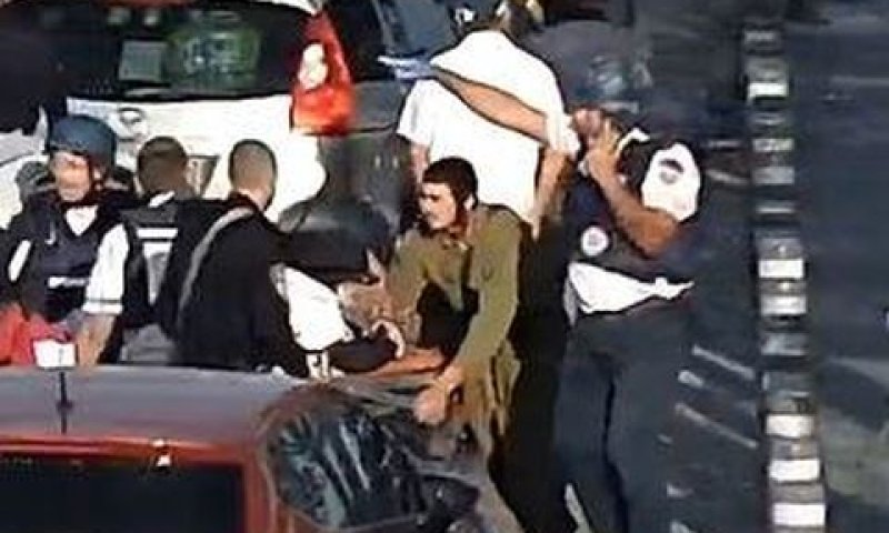 אביעד פריג'ה בזירת הפיגוע