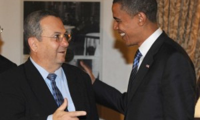 הצטרף במפתיע לפגישה. ברק אובמה [צילום ארכיון: משרד הביטחון]