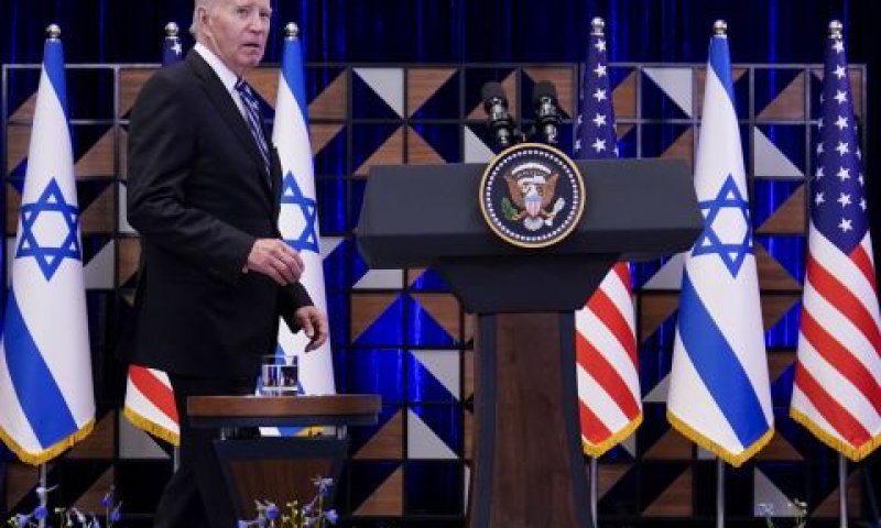 ביידן בתל אביב. תמיכה גוברת בקרב הדמוקרטים [צילום: אוון ווצ'י, AP]