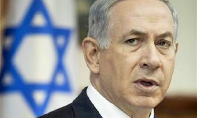 נתניהו. הגיע במשאית פיתות [צילום: דן בלילטי/AP]